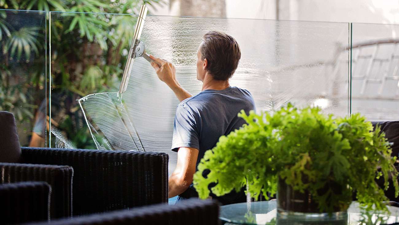 Man Cleaning Window 1 Man Cleaning Window 1